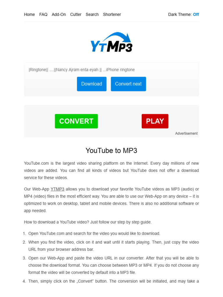 Image Result For Ytmp Youtube To Mp Converter