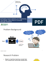 Estimating Output Variance of A Regressing Tree Model: Case Study of Concrete Strength Prediction