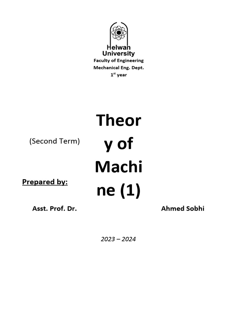 Theory of machine 01 download free pdf belt mechanical gear