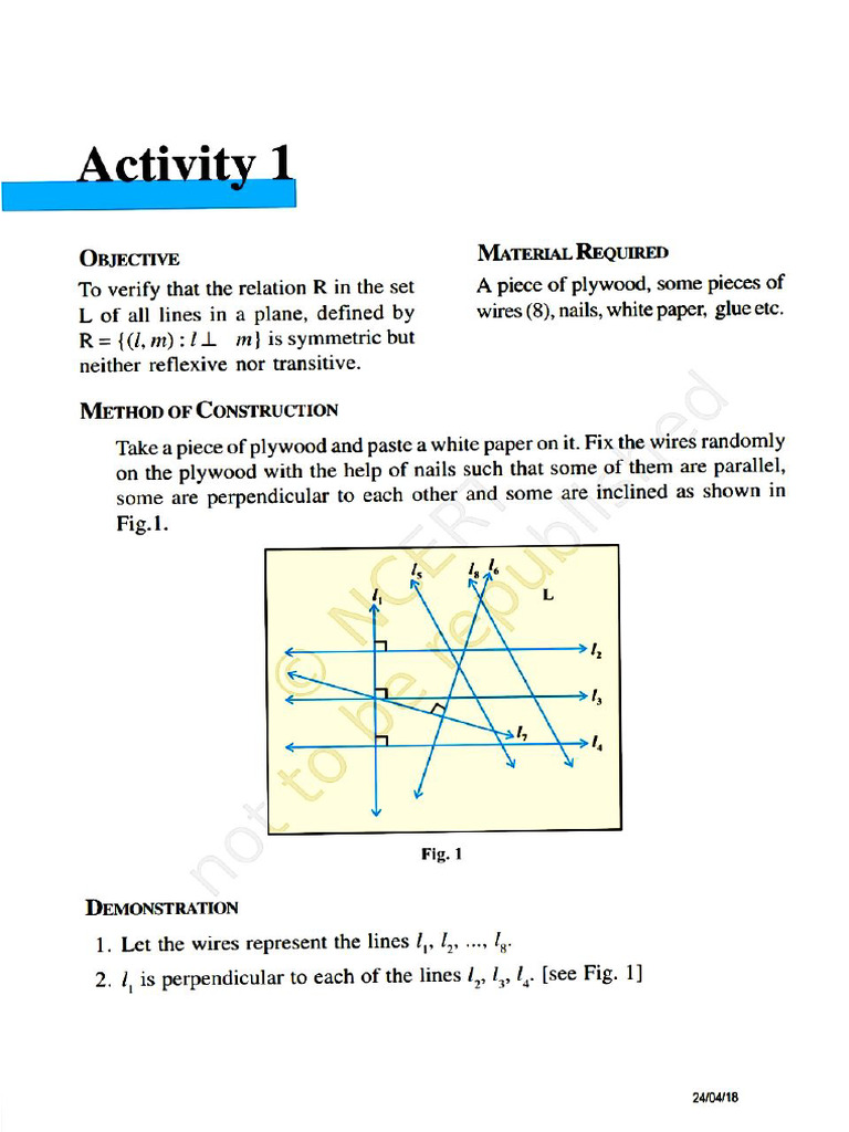Math Activities PDF