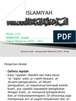 Aqidah Islamiyah PGSD