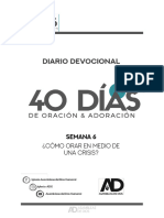 Diario Devocional - Semana 6