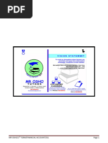 1st Term s1 Financial Account