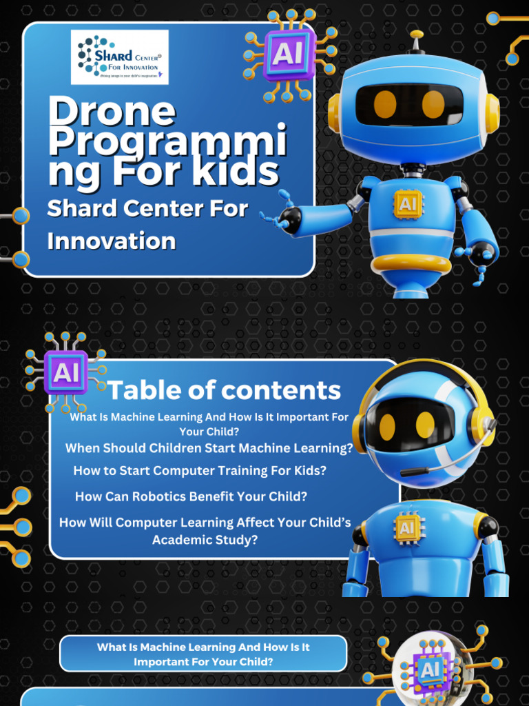 Drone Programming For Kids - Shard Center For Innovation | PDF