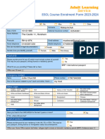 Esol - Enrolment - Form Natalii A Mksymchuk