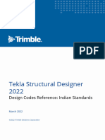 Tekla Structural Designer 2022 Indian Standards Reference