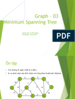 Graph - 03 Minimum Spanning Tree: Gingviên:T Vitcng Ả Ạ Ệ Ườ Phòng Hmi - Khoa Cntt
