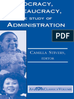 Democracy Bureaucracy and The Study of Administration Compress