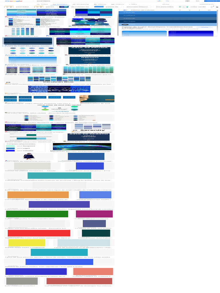 Azul Tipos - Cerca de Google | PDF | Color | Azul