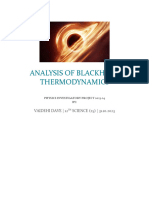 Analysis of Blackhole Thermodynamics-1