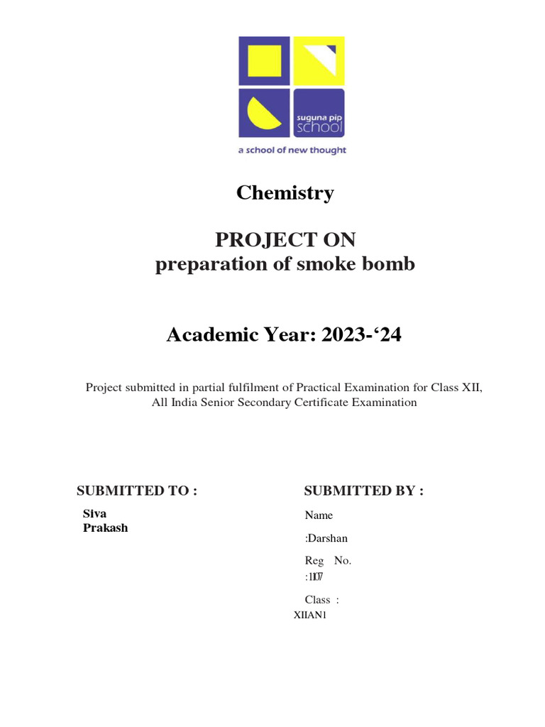 Chemistry Inv Project | PDF
