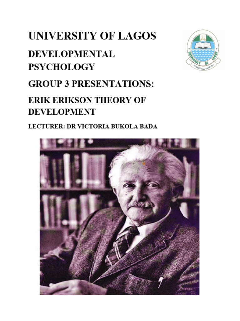 Erik Erikson PDF Psychological Concepts Behavioural Sciences