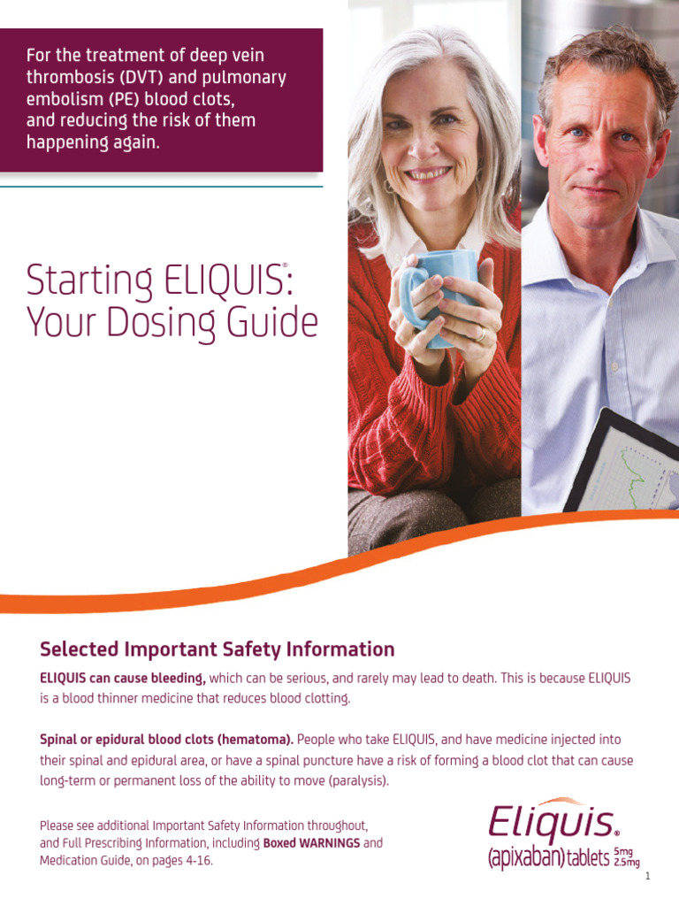 432us15br01000 03 01 eliquis vte dosing guide pdf thrombosis bleeding