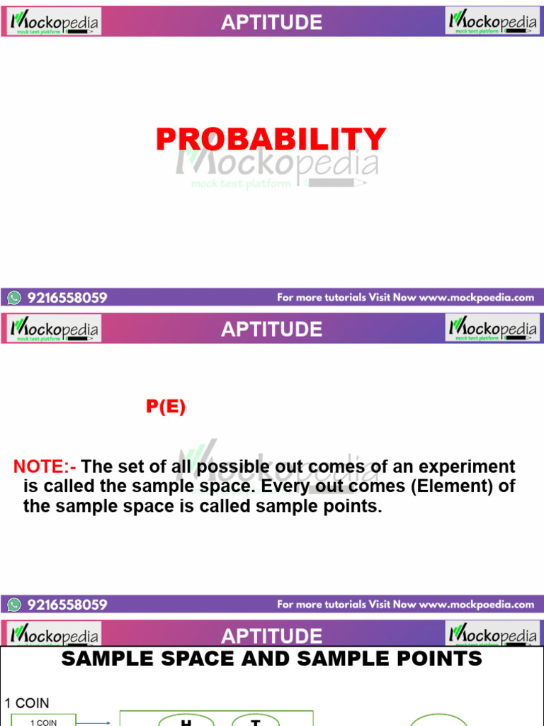Probability Class PPT 1 | PDF | Art