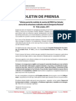 Boletin de Prensa - Ante La cia Oct 2011 - Fmln San Salv