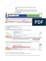 Cara Mengaktifkan Macro Di Excel 2010