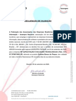DECLARAÇÃO DE VALIDAÇÃO 4206 - NP Capacitação - Ass Digital