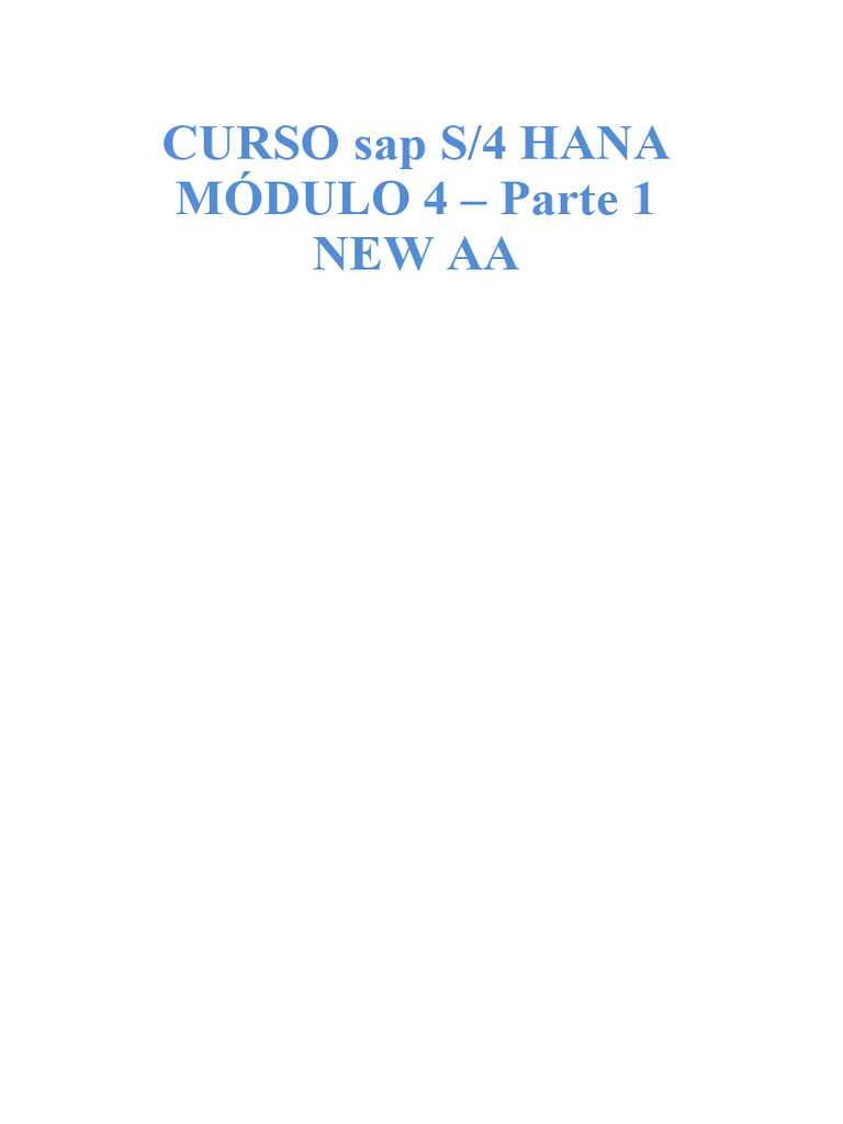 Módulo 4: Nova Contabilidade de Ativos | PDF