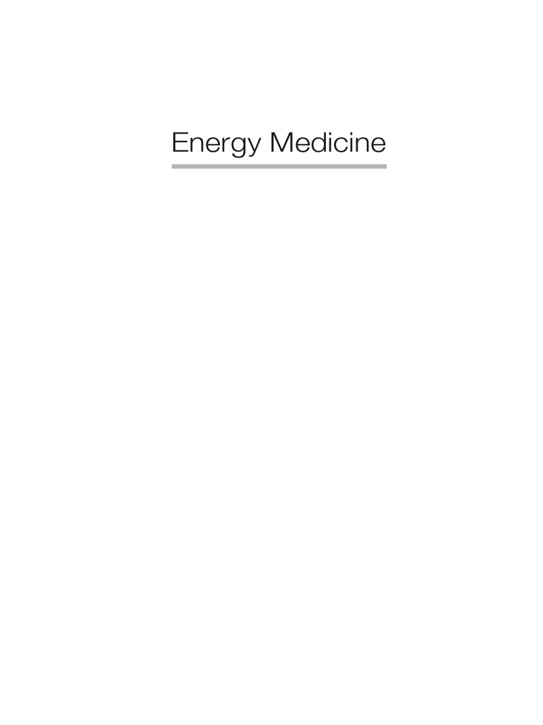 Energy Medicine The Scientific Basis, 2e by James L. Oschman PHD PDF
