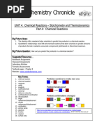 Reaction Notes-Chemistry