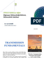 CPE413 - Week - 3 - Wireless Transmission Fundamentals