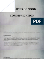 Communication Qualities