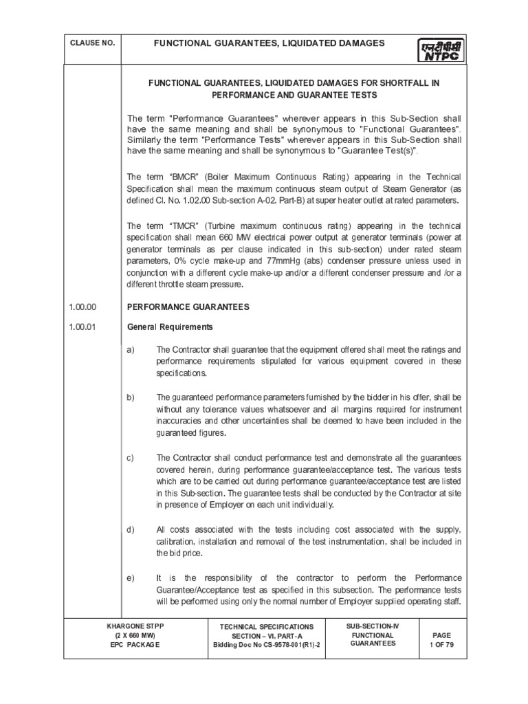 Fucntional Guarantees | PDF