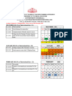 Academic Calendar s4