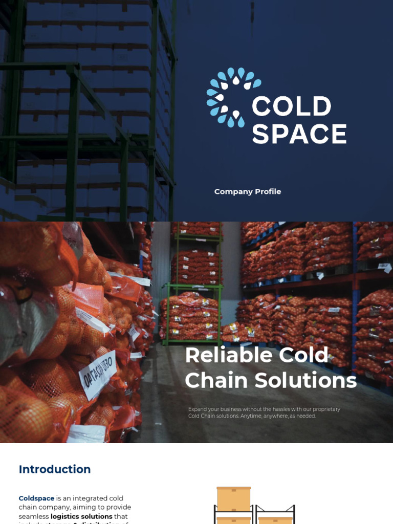 Coldspace Integrated Cold Chain Solutions | PDF | Logistics | Warehouse