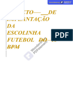 Mode de Projeto Escolinha de Futebol 15 BPM