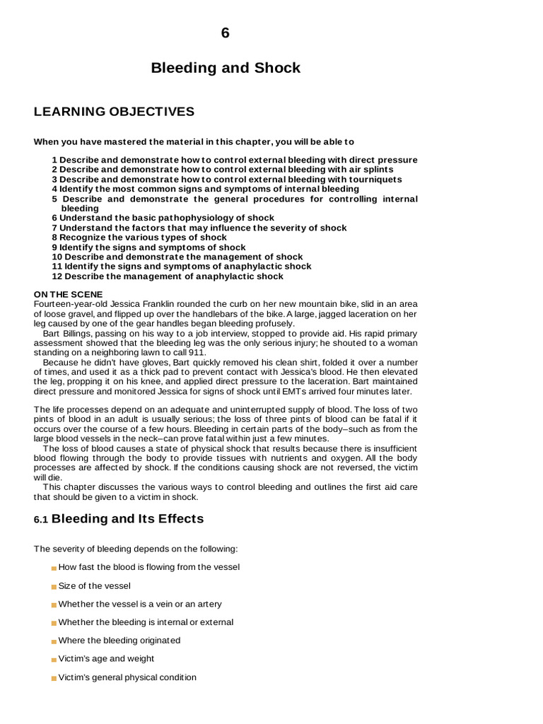 Bleeding First Aid Presentation Pdf