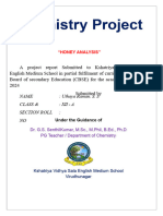 Chemistry Project Front Page 2023-24 UTHAYA