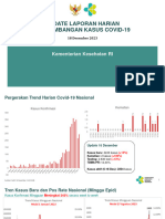 Laporan Harian COVID-19 Per 18 Desember 2023