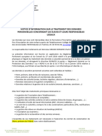 Notice D'Information Sur Le Traitement Des Donnees Personnelles Concernant Les Eleves Et Leurs Responsables Legaux