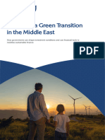 Financing A Green Transition in The Middle East