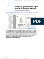 BT Forklift Swe120 Staxio Spare Parts Catalog Operator Service Manual