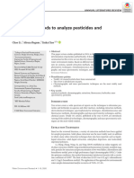 Analytical Methods To Analyze Pesticides and Herbicides