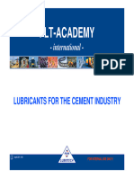Cement Industry and Lubricants - Mr. Klaus Holz