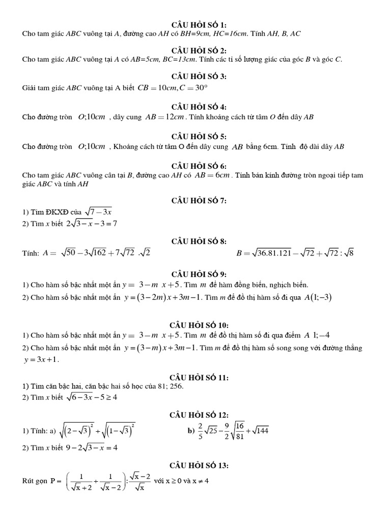 Phieu Kiem Tra | PDF