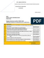 Presupuesto de Levantamiento.