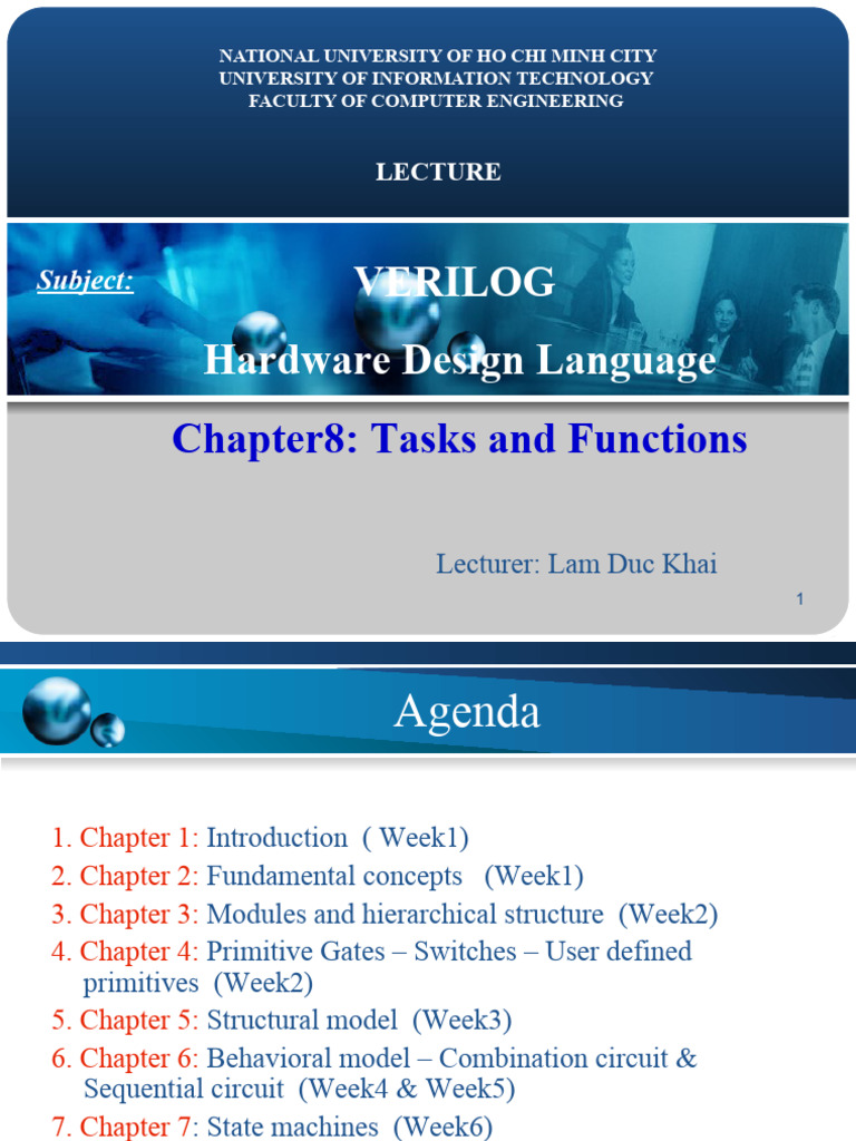 Verilog - Chapter8 - Task and Function | PDF | Parameter (Computer ...