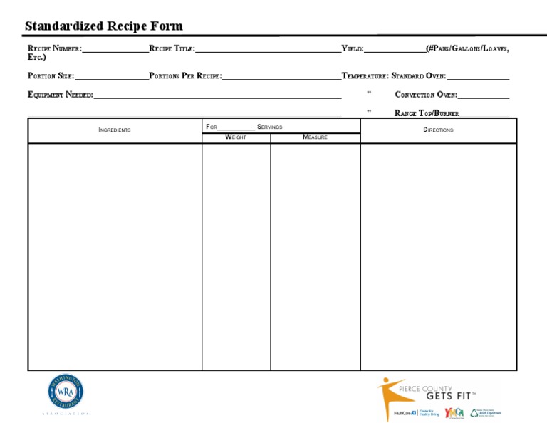 Recipe Form Bom | PDF