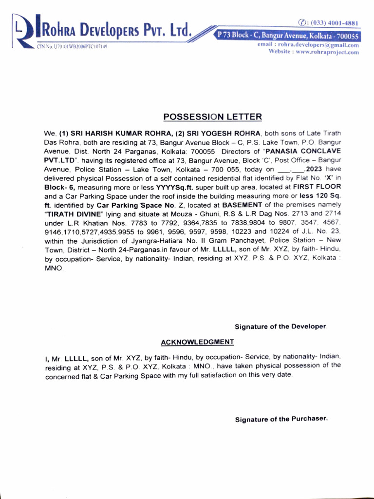 possession-letter-pdf