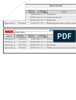Catalogo Rolamentos Suzuki NSK