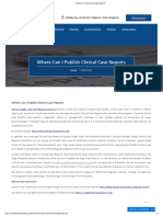 Where Can I Publish Clinical Case Reports