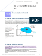 Inertie Et Resistance D'une Poutre