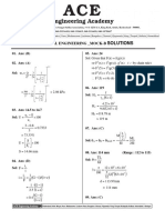 ACE ACADEMY GATE Full Length Mock Test - B Solution