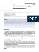 Modeling Nutrient Losses in An Oxisol