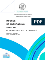 Investigación Gore Tarapacá - Contraloría