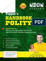 10 Years PYQs ?toppers Handbook? POLITY English